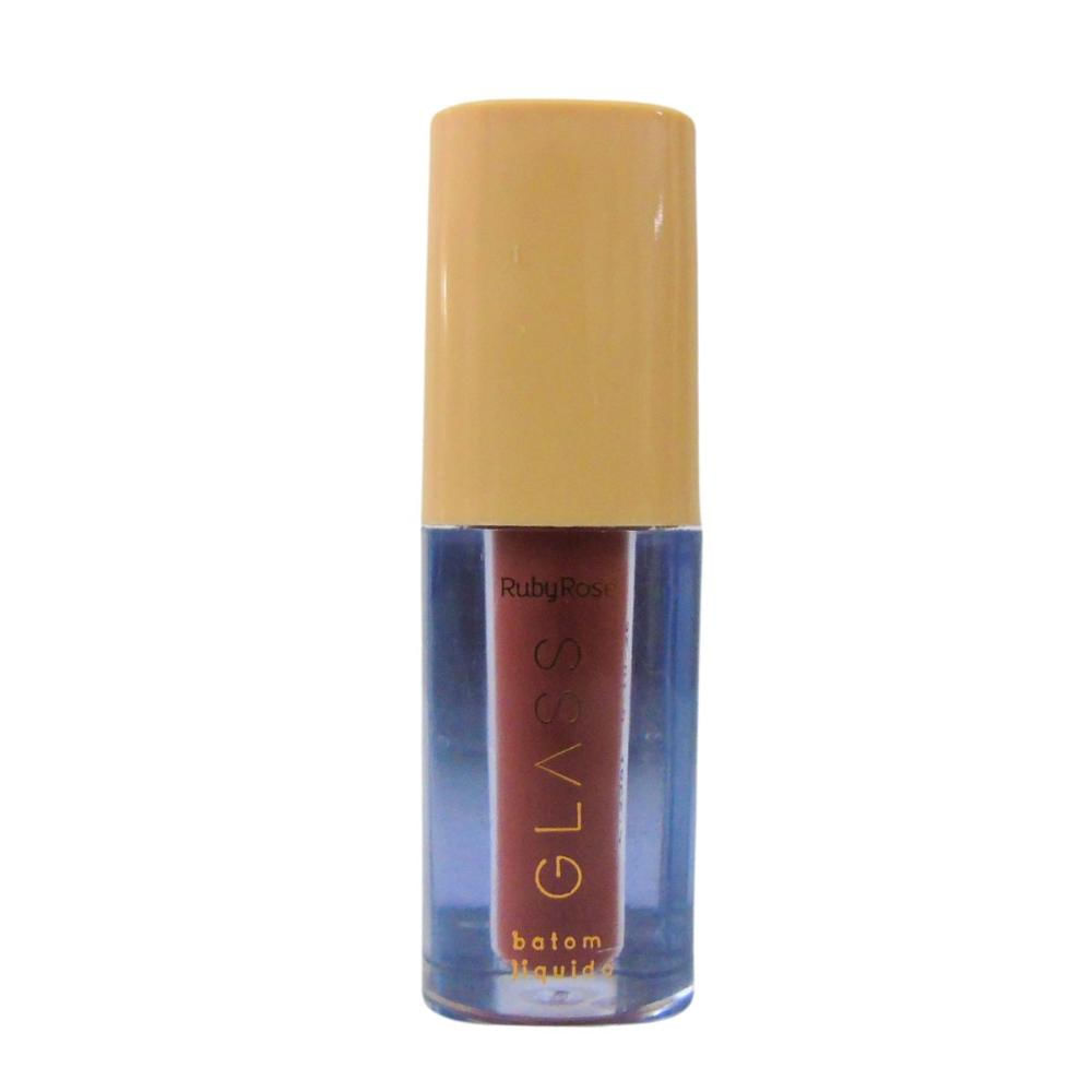 Batom Líquido Velvety Ruby Rose Glass Bg02 3,5ml