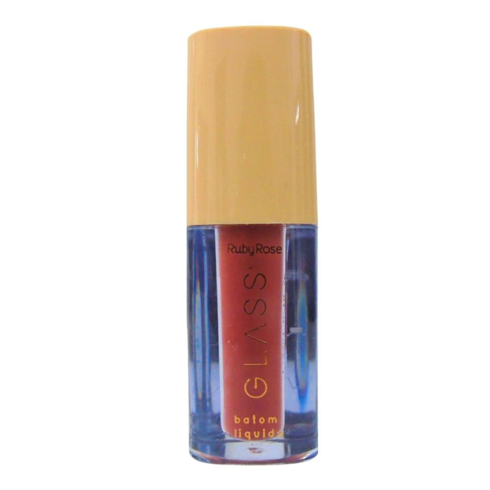 Batom Líquido Velvety Ruby Rose Glass Bg06 3,5ml
