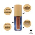 Batom Líquido Velvety Ruby Rose Glass Bg01 3,5ml