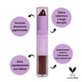 Batom Duo Ruby Rose Mood Vitamina e Cm18 3,2g