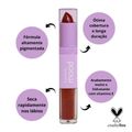 Batom Duo Ruby Rose Mood Vitamina e Cm04 3,2g