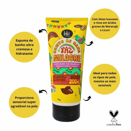 Mousse-de-Banho-Lola-Santo-de-Casa-Faz-Milagre-Cream-Body-Wash-200ml--2