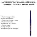 Lapiseira Retrátil Para Olhos Bruna Tavares Bt Eyepencil Brown 300mg