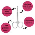 Tesoura de Segurança Ricca Aço Inox