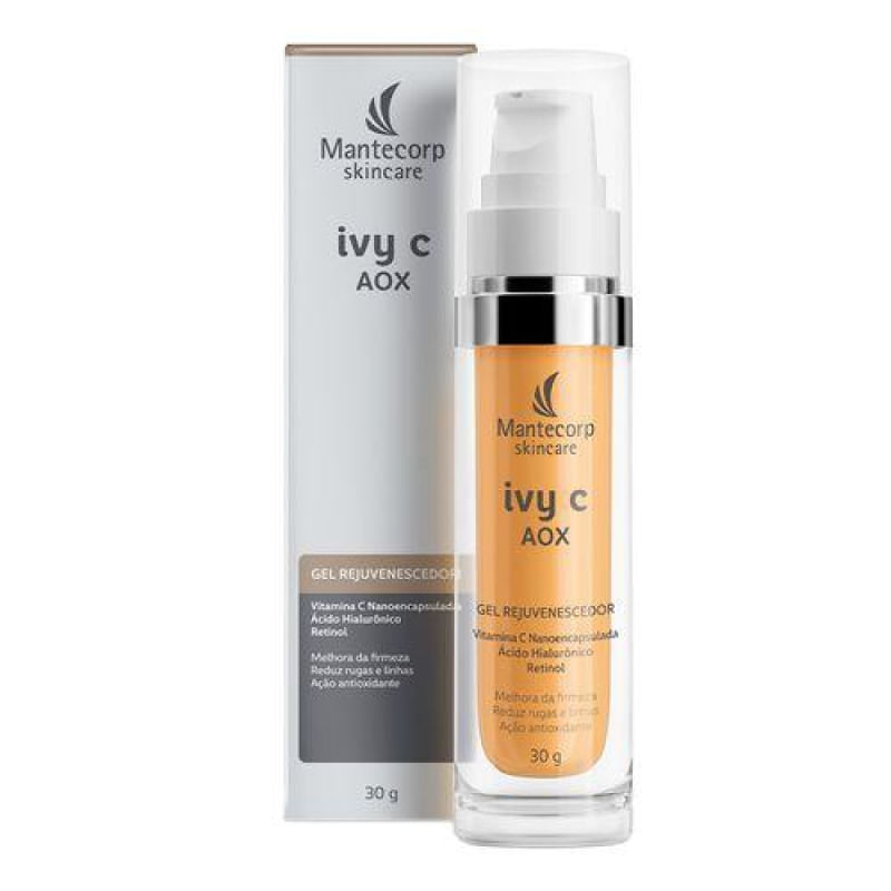 Ivy C Aox Gel Rejuvenescedor Facial Mantecorp - 30g