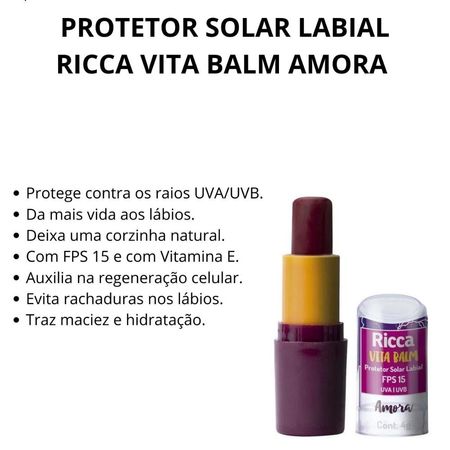 Protetor-Solar-Labial-Ricca-Vita-Balm-Amora-Fps15-4g--5