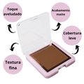 Pó Compacto Ruby Rose Textura Fina Pc90 7,5g