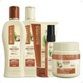Kit Bio Extratus Umectante Óleo de Coco: Shampoo 250ml, Condicionador 250ml, Banho de Creme 250g, Finalizador 150g e Óleo Cremoso de Coco 55ml