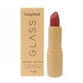 Batom Velvety Ruby Rose Glass Bg06 3,5g