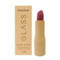Batom Velvety Ruby Rose Glass Bg03 3,5g