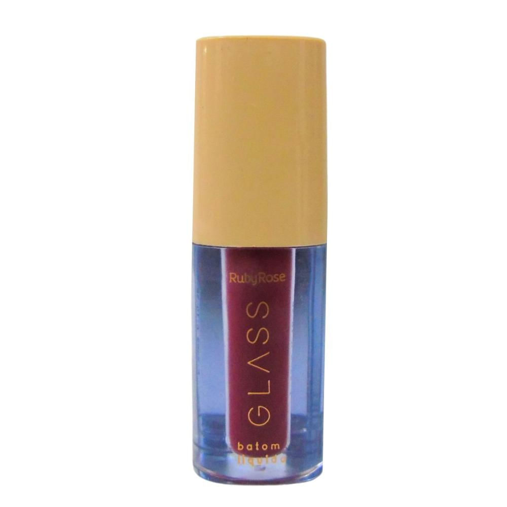 Batom Líquido Velvety Ruby Rose Glass Bg05 3,5ml