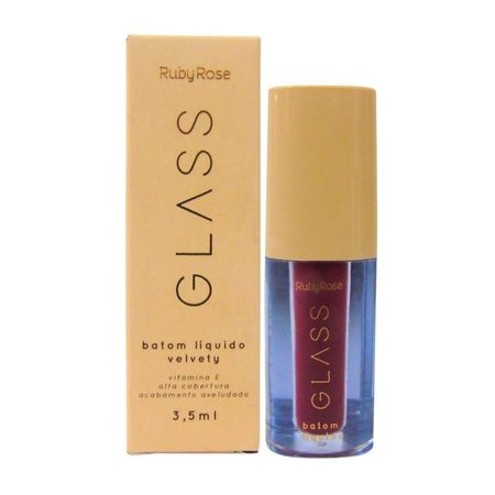 Batom-Líquido-Velvety-Ruby-Rose-Glass-Bg05-3,5ml--2