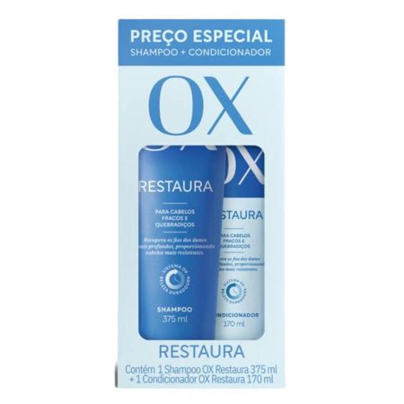 Kit-Ox-Restaura-Cabelos-Fracos-e-Quebradiços---Shampoo-375ml-+--Condicionador-170ml--1