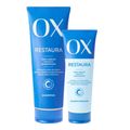 Kit Ox Restaura Cabelos Fracos e Quebradiços - Shampoo 375ml +  Condicionador 170ml