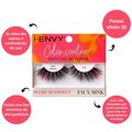 Cílios Postiços Kiss I-envy Color Couture Faux Mink Tint Colored Pink Ic12