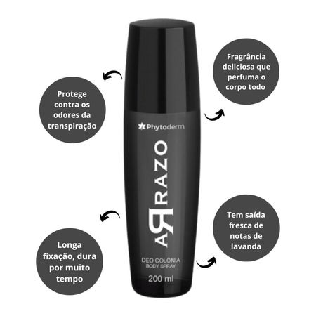 Deo-Colônia-Body-Spray-Phytoderm-Arrazo-200ml--2