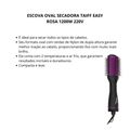 Escova Oval Secadora Taiff Easy Pink 1200w 220v