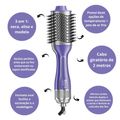 Escova Secadora Ricca Flash Dry 1300w Bivolt