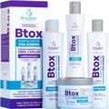 Bio Instinto Btox Plástica Capilar Kit Colágeno Capilar - Shampoo 300ml + Condicionador 300ml + Máscara 250g + Creme de Pentear 200ml
