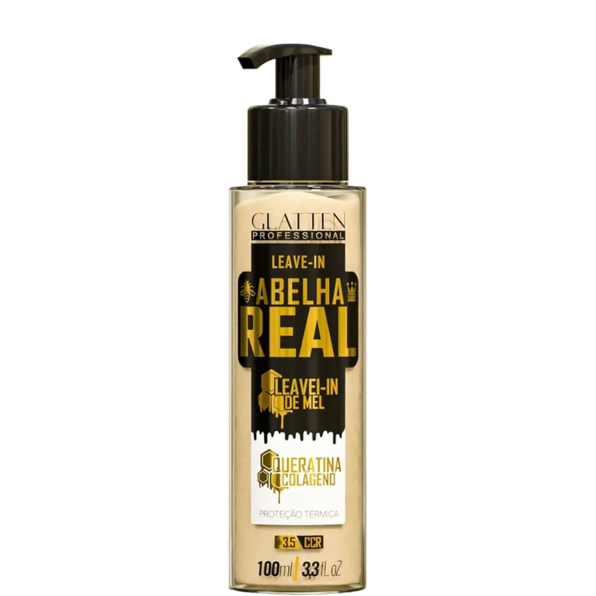 Glatten Abelha Real - Leave-in de Mel Queratina e Colágeno 100ml