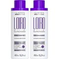Glatten Loiro Iluminado Kit Violet Manutenção Uso Diário - Shampoo 450ml + Condicionador 450ml