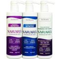For Beauty Sarará Kit Nutritivo - Shampoo 500ml + Condicionador 500ml + Creme de Pentear 500ml