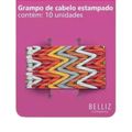 Grampo de Cabelo Estampado Ricca Style Étnico C/10un