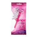 Kit Aparelho de Depilar Descartável Enox Gt-2 Woman com 3 Unidades