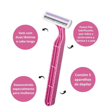 Kit-Aparelho-de-Depilar-Descartável-Enox-Gt-2-Woman-com-3-Unidades--3
