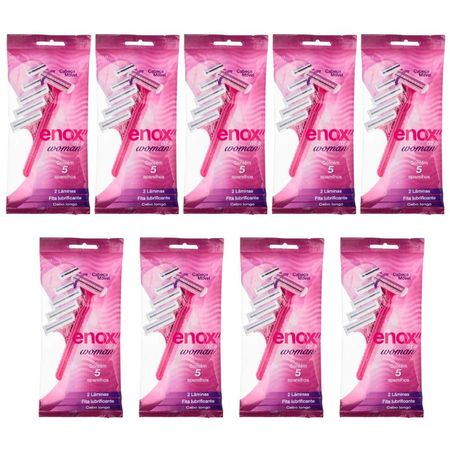 Kit-Aparelho-de-Depilar-Descartável-Enox-Gt-2-Woman-com-9-Unidades--1