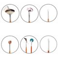 Kit Pincéis de Maquiagem Klass Vough Queridinhos da Brown 1 com 6 Pincéis