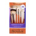Kit Pincéis de Maquiagem Klass Vough Queridinhos da Brown 1 com 6 Pincéis