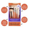 Kit Pincéis de Maquiagem Klass Vough Queridinhos da Brown 1 com 6 Pincéis