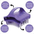 Massageador de Couro Cabeludo Ricca Shampoo Brush Flex