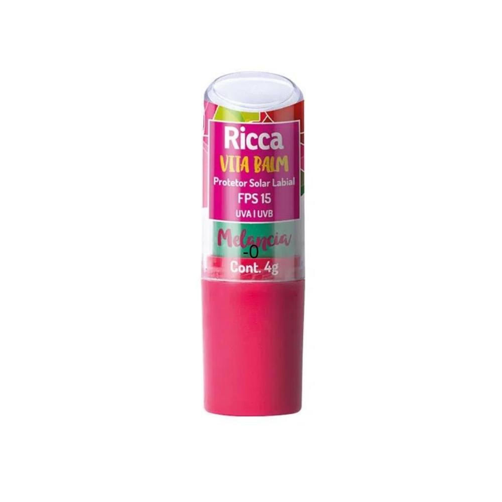 Vita Balm Ricca Protetor Solar Labial Melancia FPS15