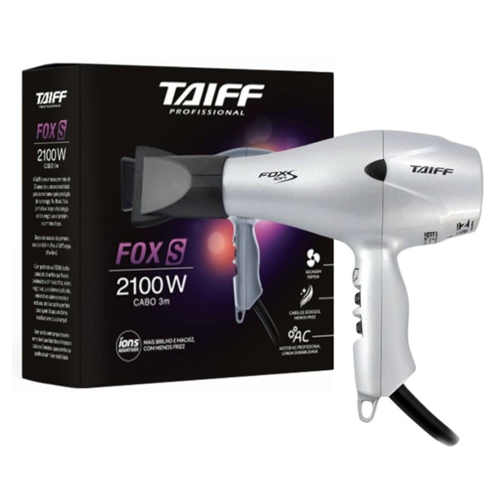 Secador Taiff Fox Ion S 2100w 127v - Época Cosméticos