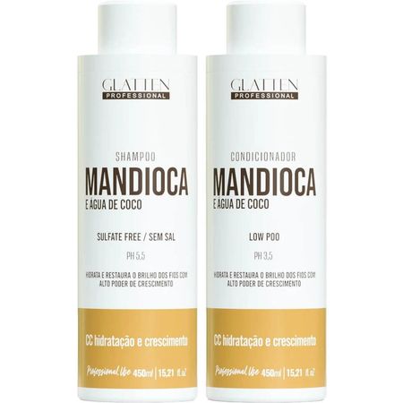 Glatten-Mandioca-e-Água-de-Coco-Kit---Shampoo-450ml-+-Condicionador-450ml--1
