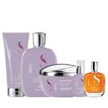 Alfaparf Semi Di Lino Smoothing Rebel Hair Kit Completo Pequeno
