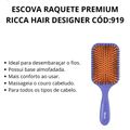 Escova Raquete Premium Ricca Hair Designer