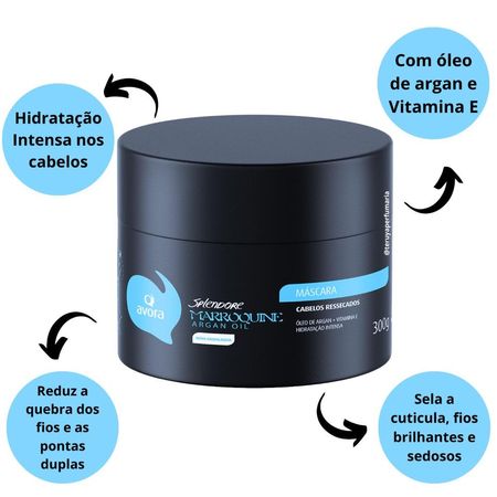 Máscara-Avora-Splendore-Marroquine-Argan-Oil-300g--2