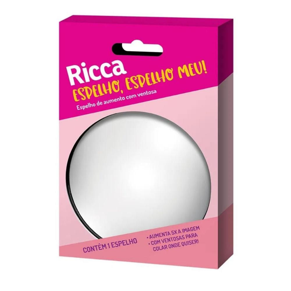 Espelho de Aumento Com Ventosa Ricca Espelho, Espelho Meu!