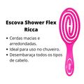 Escova Shower Flex Ricca Rosa