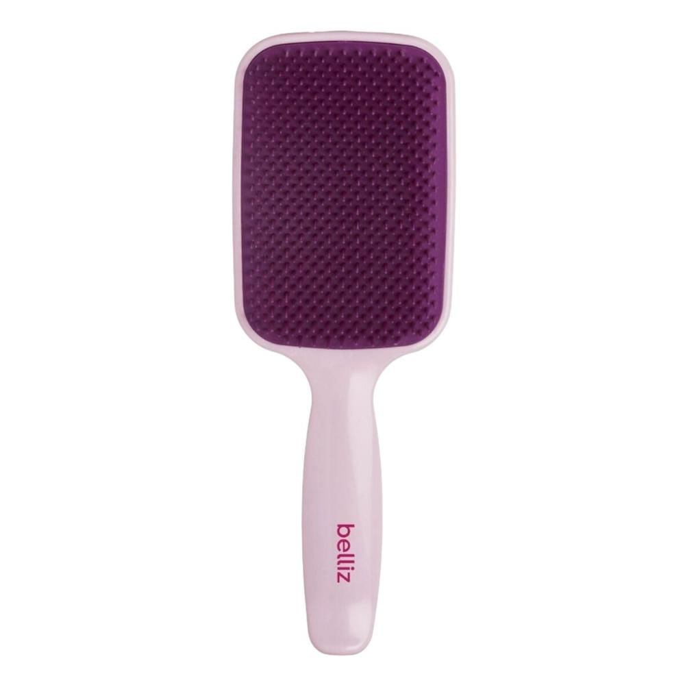 Escova Flex Raquete Rosa Belliz Ricca
