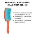 Escova Flex Hair Orange Belliz Ricca
