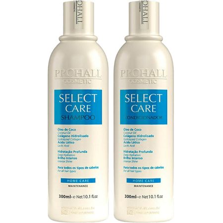 Prohall-Select-Care---Kit-Manutenção-Pós-Progressiva-Duo---Shampoo-300ml-+-Condicionador-300ml--1