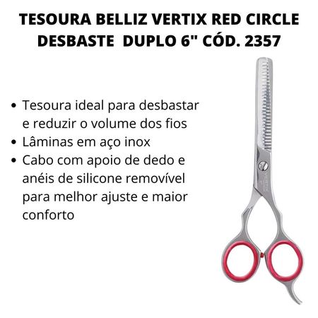 Tesoura-Belliz-Vertix-Red-Circle-Desbaste-Duplo-6"--2