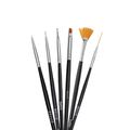 Kit Pincéis Para Decorar Unhas Belliz Cod.1281 C/6 Un
