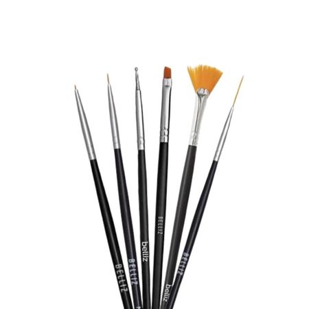 Kit-Pincéis-Para-Decorar-Unhas-Belliz-Cod.1281-C/6-Un--4