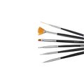 Kit Pincéis Para Decorar Unhas Belliz Cod.1281 C/6 Un