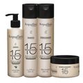Kit Shampoo + Condicionador + Máscara + Leave In Acquaflora